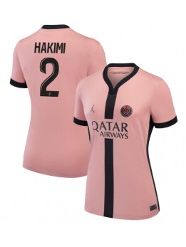 Paris Saint-Germain Achraf Hakimi #2 Ausweichtrikot für Frauen 2024-25 Kurzarm